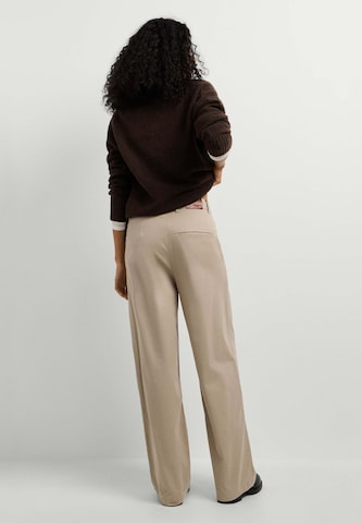 Wide leg Pantaloni con pieghe 'Lindsey' di Pepe Jeans in beige