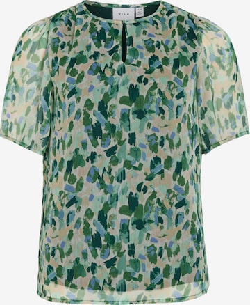 VILA Bluzka 'VIEMMAl' w kolorze zielony: przód