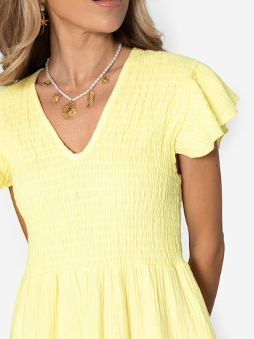SASSYCLASSY Kleid‌‌‌‌‌ in Gelb