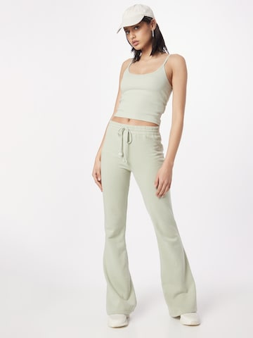 évasé Pantalon HOLLISTER en vert