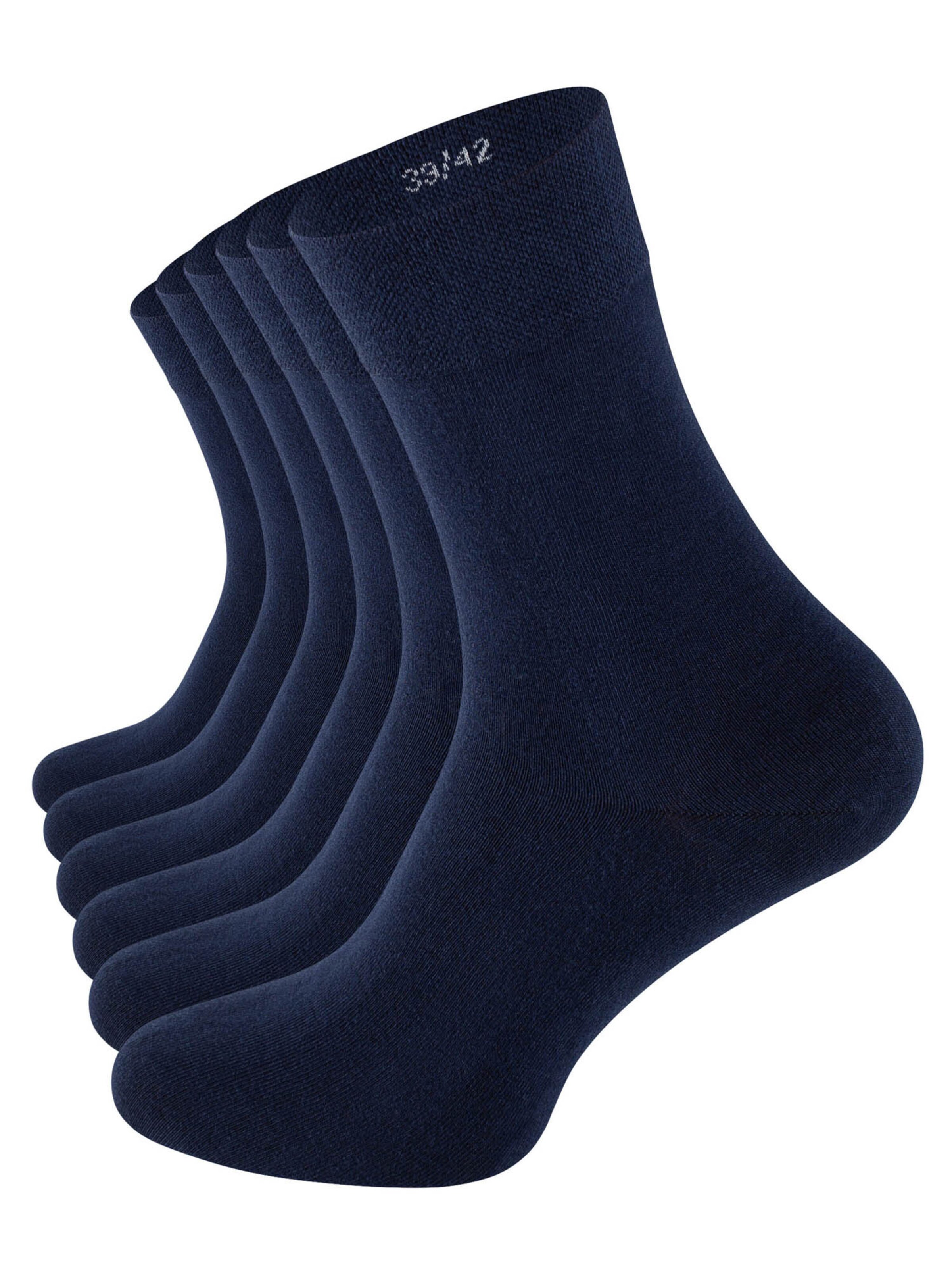 Clark Crown Socken in Blau: Vorderseite