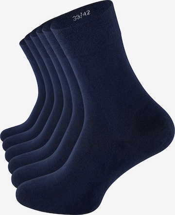 Calzino di Clark Crown in blu: frontale