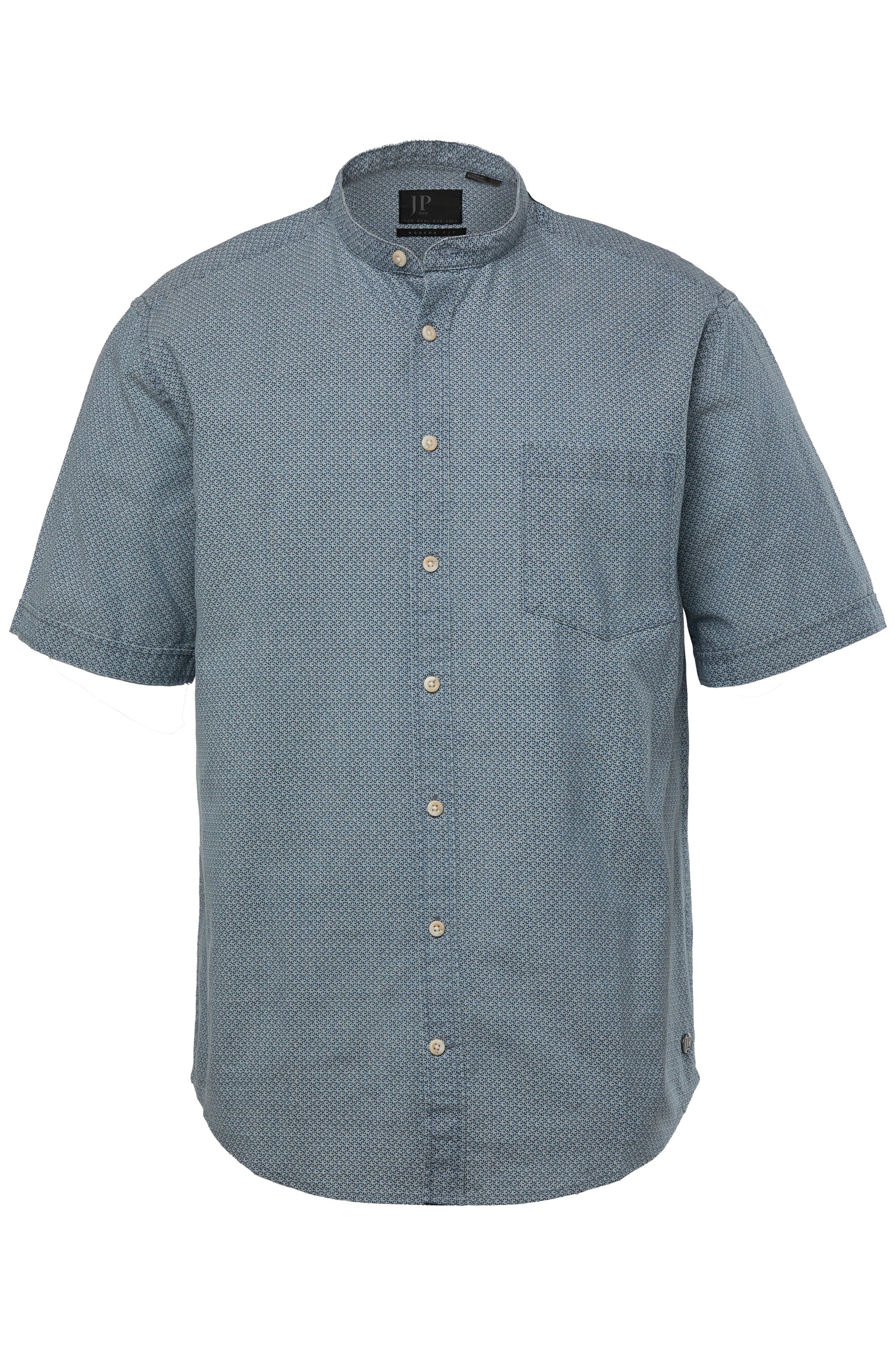 JP1880 Comfort fit Overhemd in Blauw: voorkant