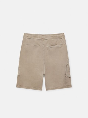 Regular Pantalon cargo Pull&Bear en beige