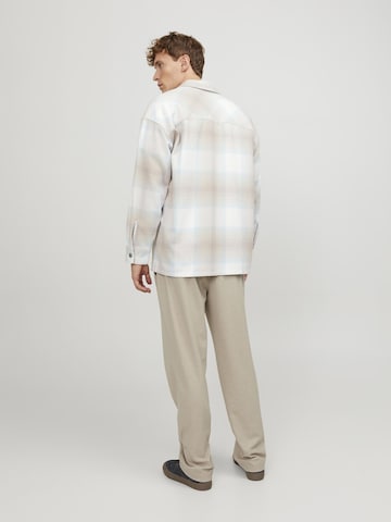 Regular Pantalon à plis 'KARL' JACK & JONES en gris