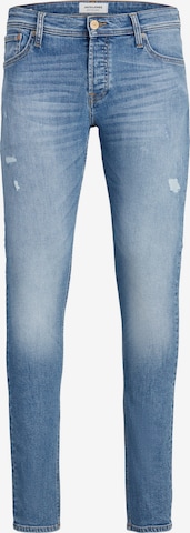 Coupe slim Jean 'Glenn' JACK & JONES en bleu : devant