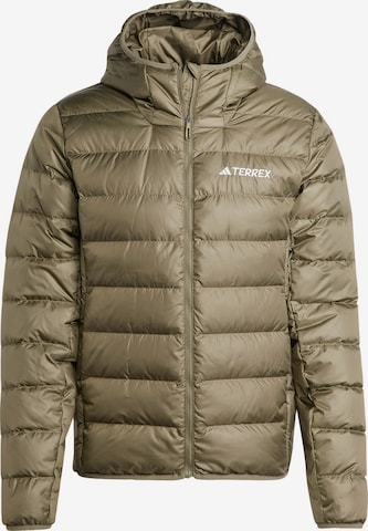 ADIDAS TERREX Outdoorjas in Groen: voorkant