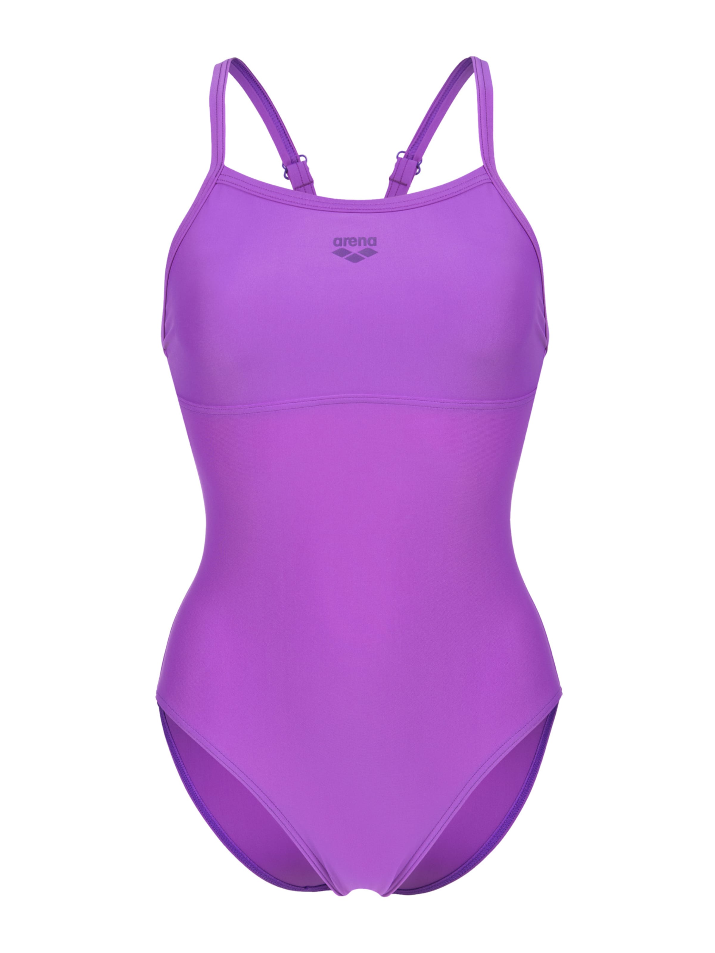 ARENA Õlapaelteta topp Ujumistrikoo 'SOLID LIGHTDROP', värv lilla: eest vaates