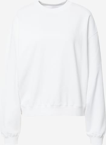 WEEKDAY Sweatshirt 'Essence Standard' in White: front