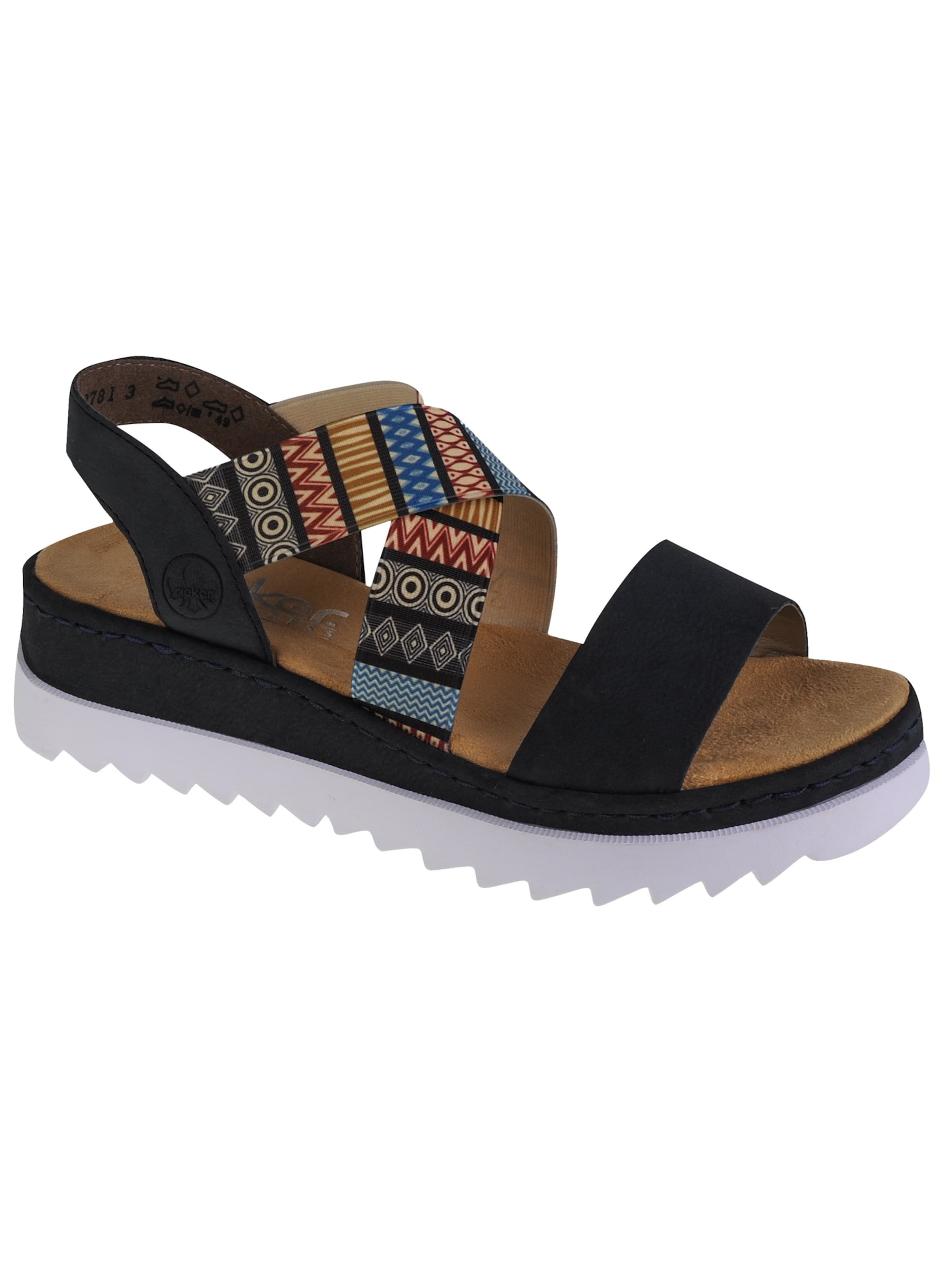 Rieker Sandals 'Rieker Sandals V44G8' in Mixed colors: front