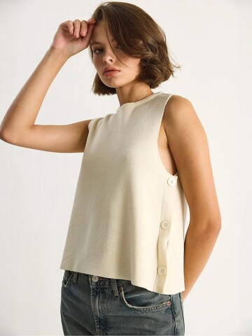 Bianco Lucci Bluse‌‌‌ in Beige