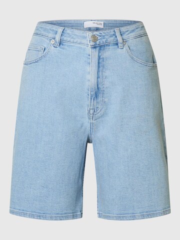SELECTED Regular Jeans in Blauw: voorkant