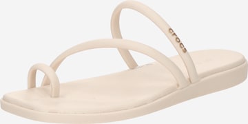Crocs T-bar sandals 'Miami' in White: front