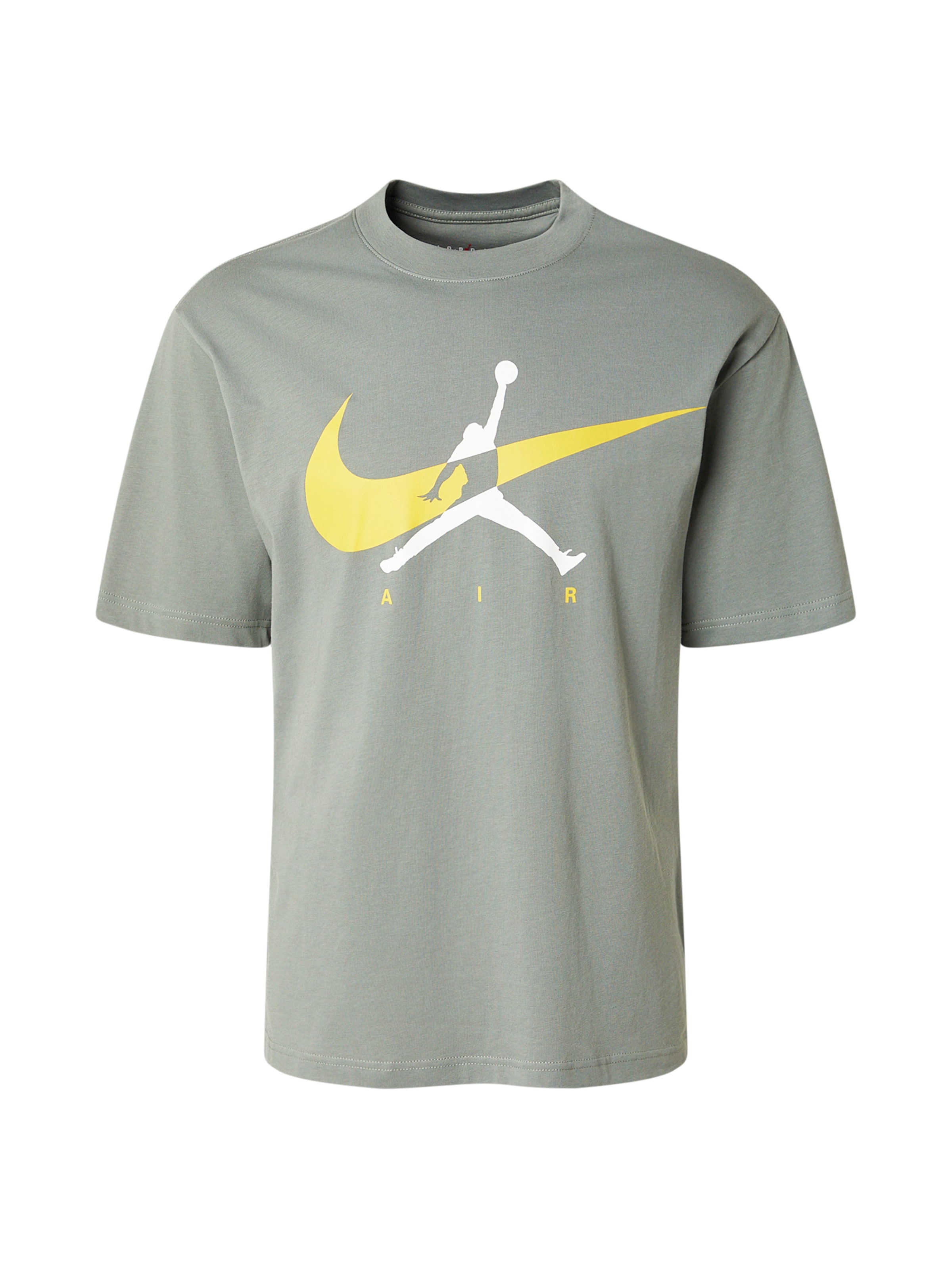 Jordan Тениска 'BRK JM' в зелено: отпред