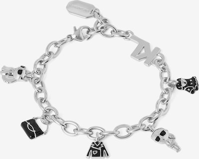 Karl Lagerfeld Bracelet in Black / Silver, Item view