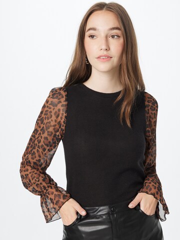 NEW LOOK Blouse in Zwart: voorkant