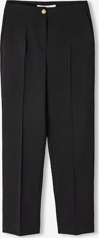Ipekyol Regular Pleated Pants in Black: front