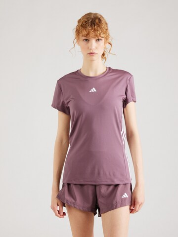 Maglia funzionale di ADIDAS PERFORMANCE in lilla: frontale