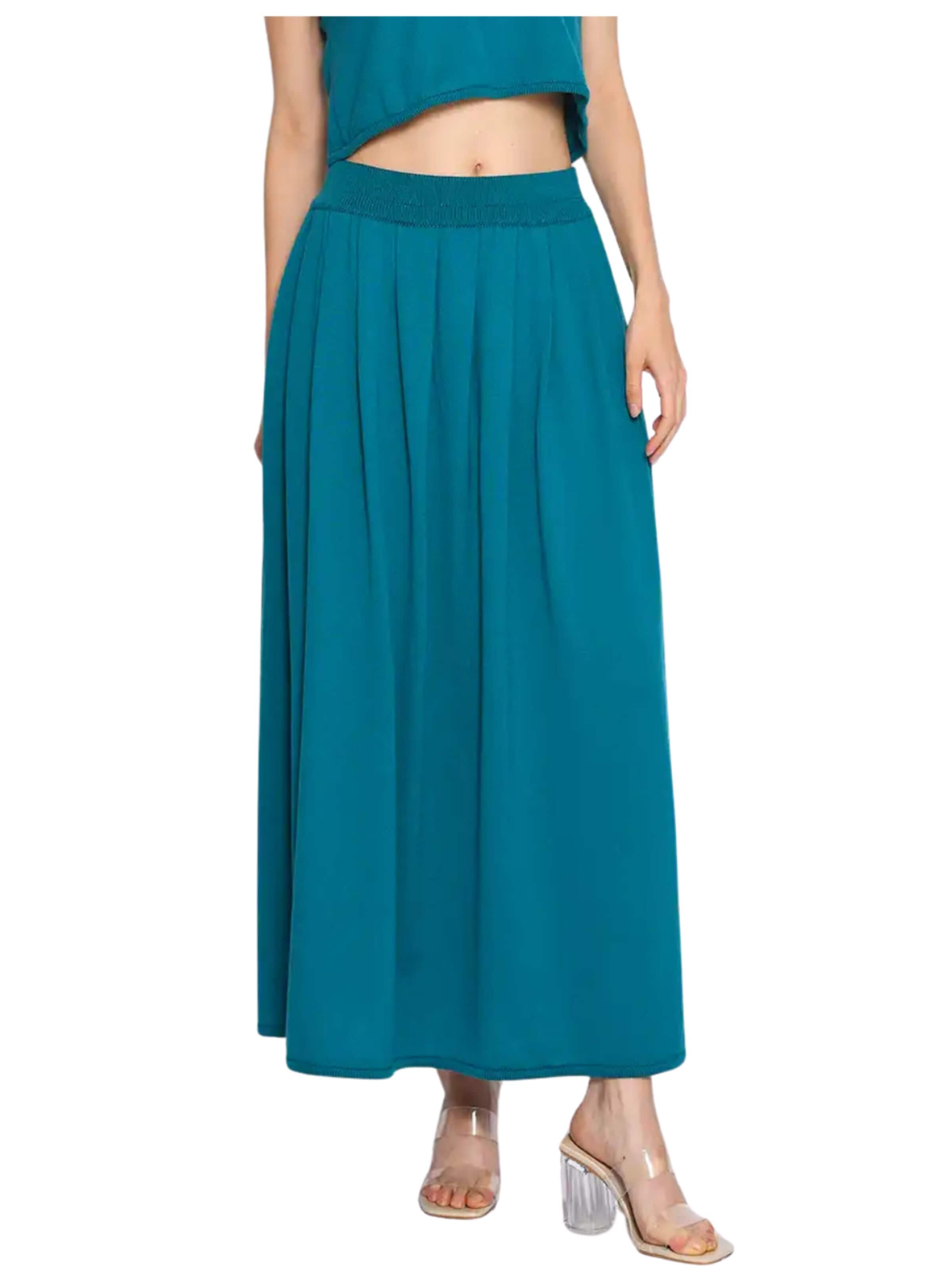 Süel knitwear - Falda 'Hanna' en verde