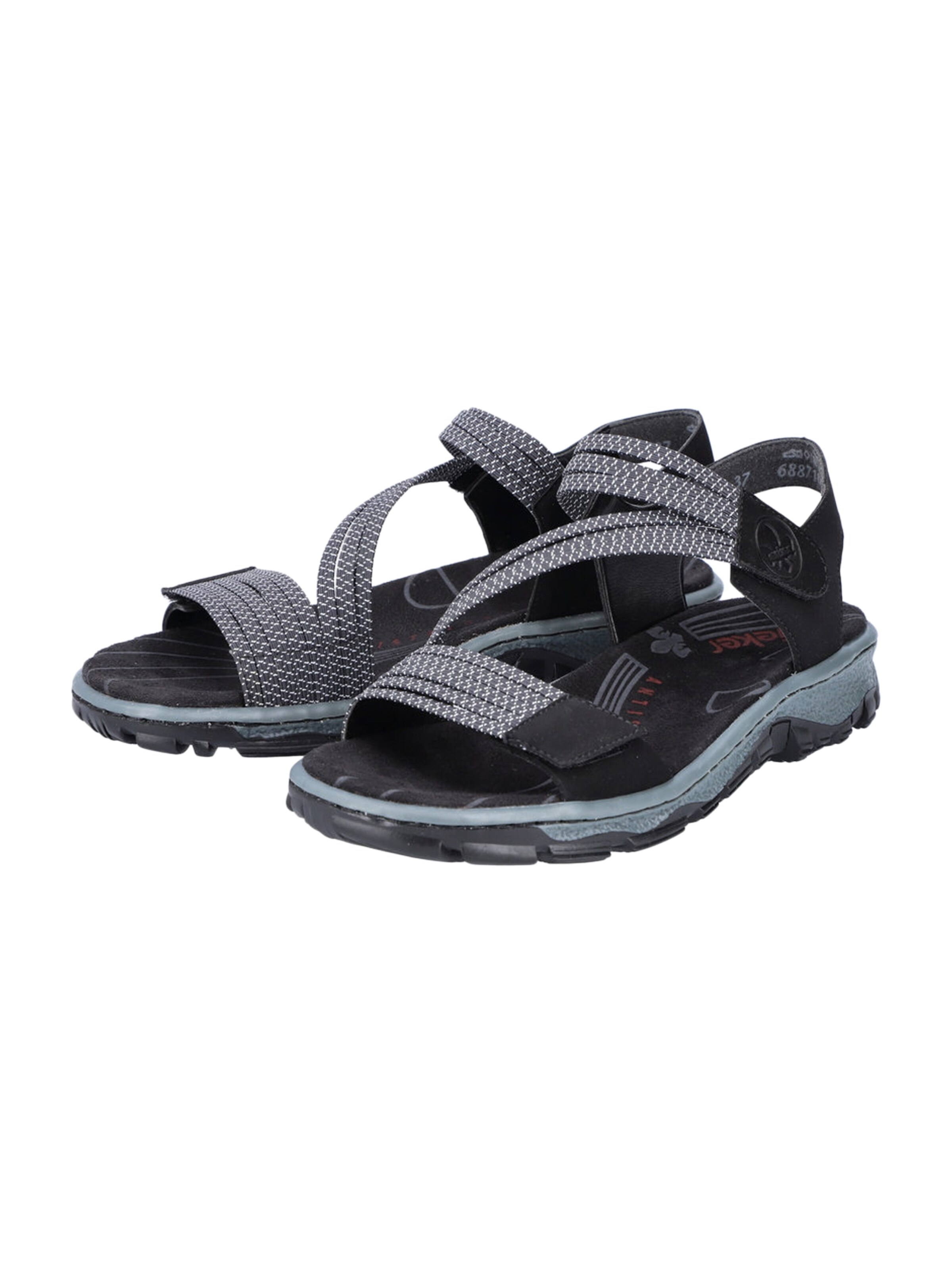 Sandales de randonnée Rieker en noir