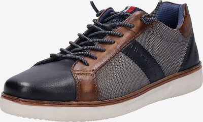 DANIEL HECHTER Sneaker 'Leroy' in dunkelblau / brokat / stone, Produktansicht