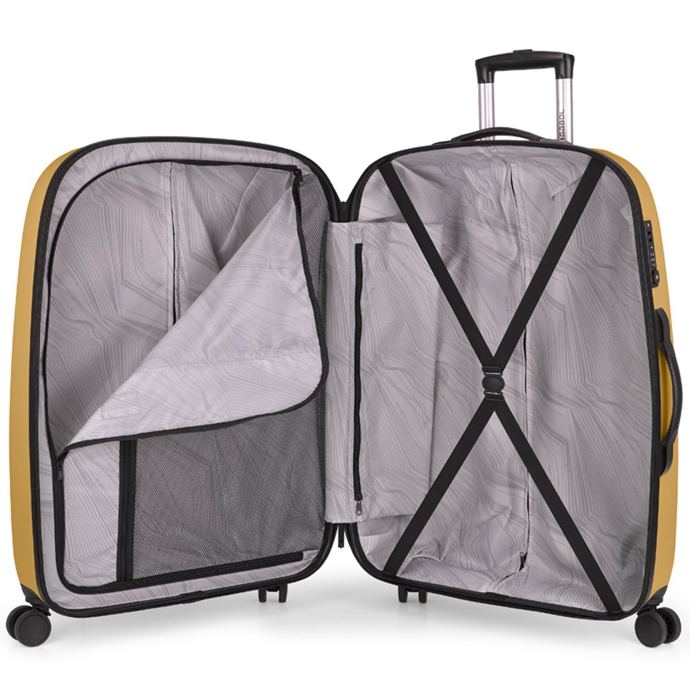 Trolley 'Paradise XP' di Gabol in giallo