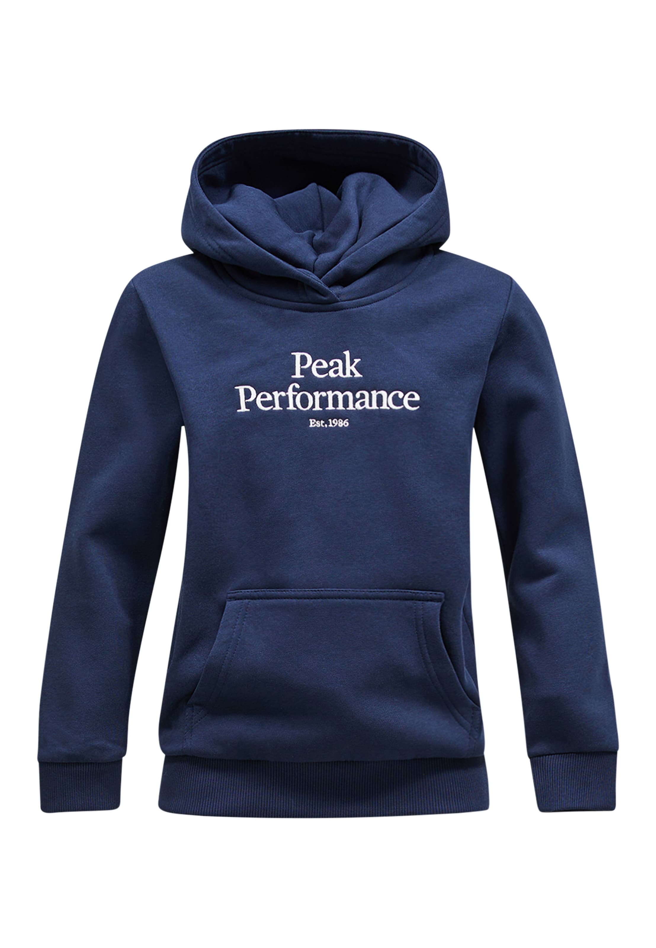 PEAK PERFORMANCE Sportsweatshirt in Blauw: voorkant