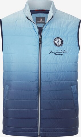 Jan Vanderstorm Bodywarmer 'Aart' in Blauw: voorkant