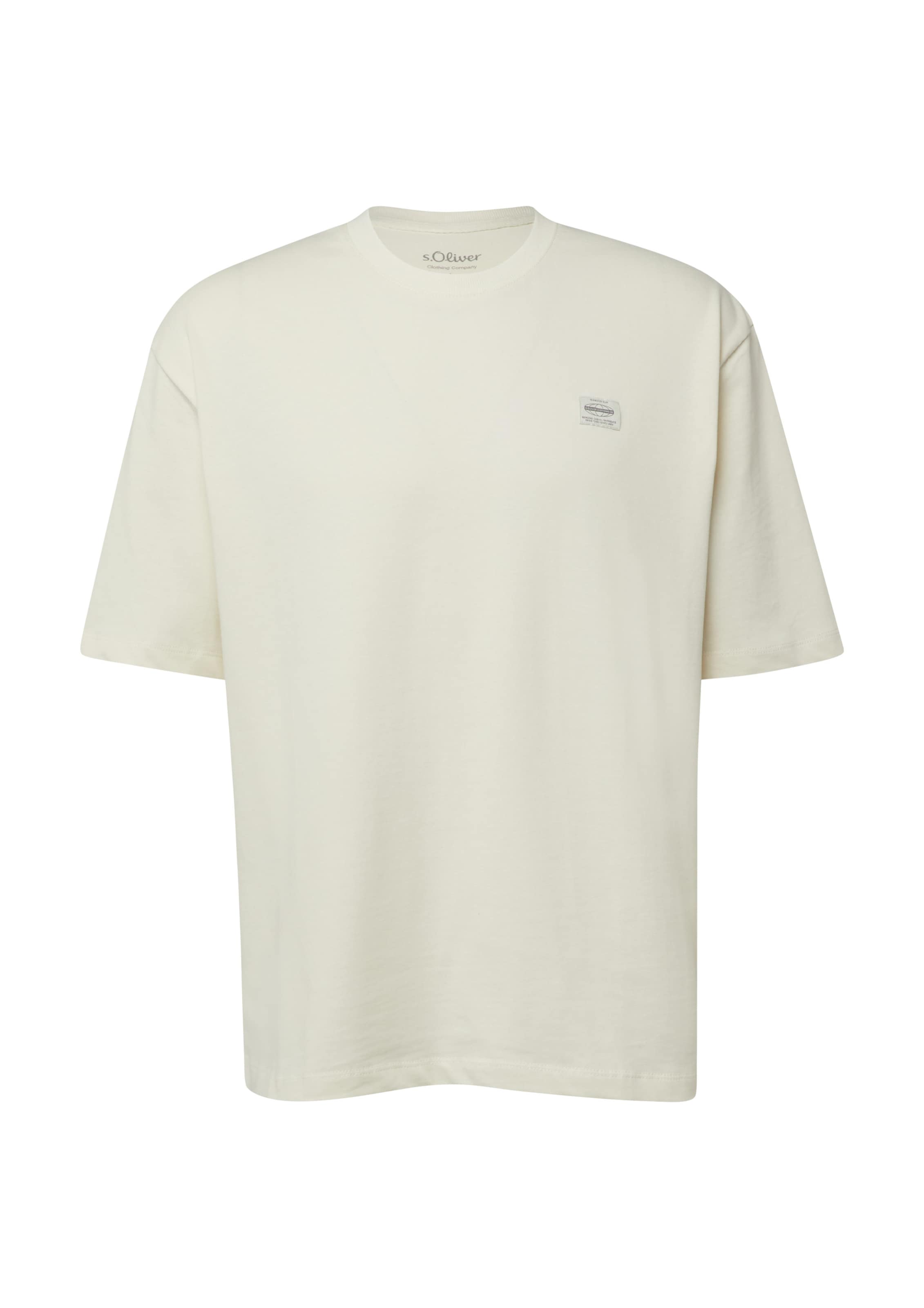 Marškinėliai iš s.Oliver, spalva – kremo, Prekių apžvalga