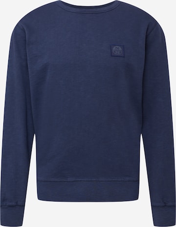 North Sails Sweatshirt in Blauw: voorkant