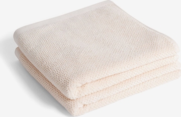 Serviette Herzbach home en beige : devant