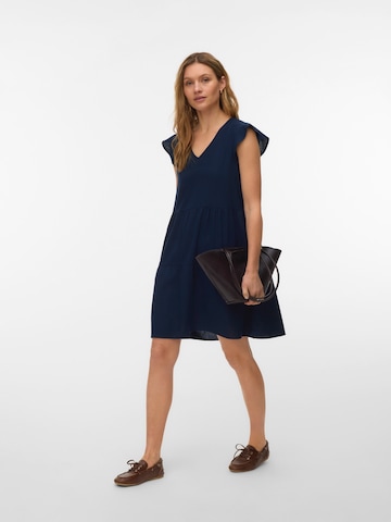 VERO MODA Jurk 'VMMYMILO' in Blauw