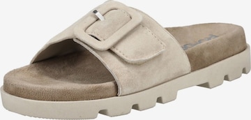ROHDE Pantoletten in Beige: Vorderseite