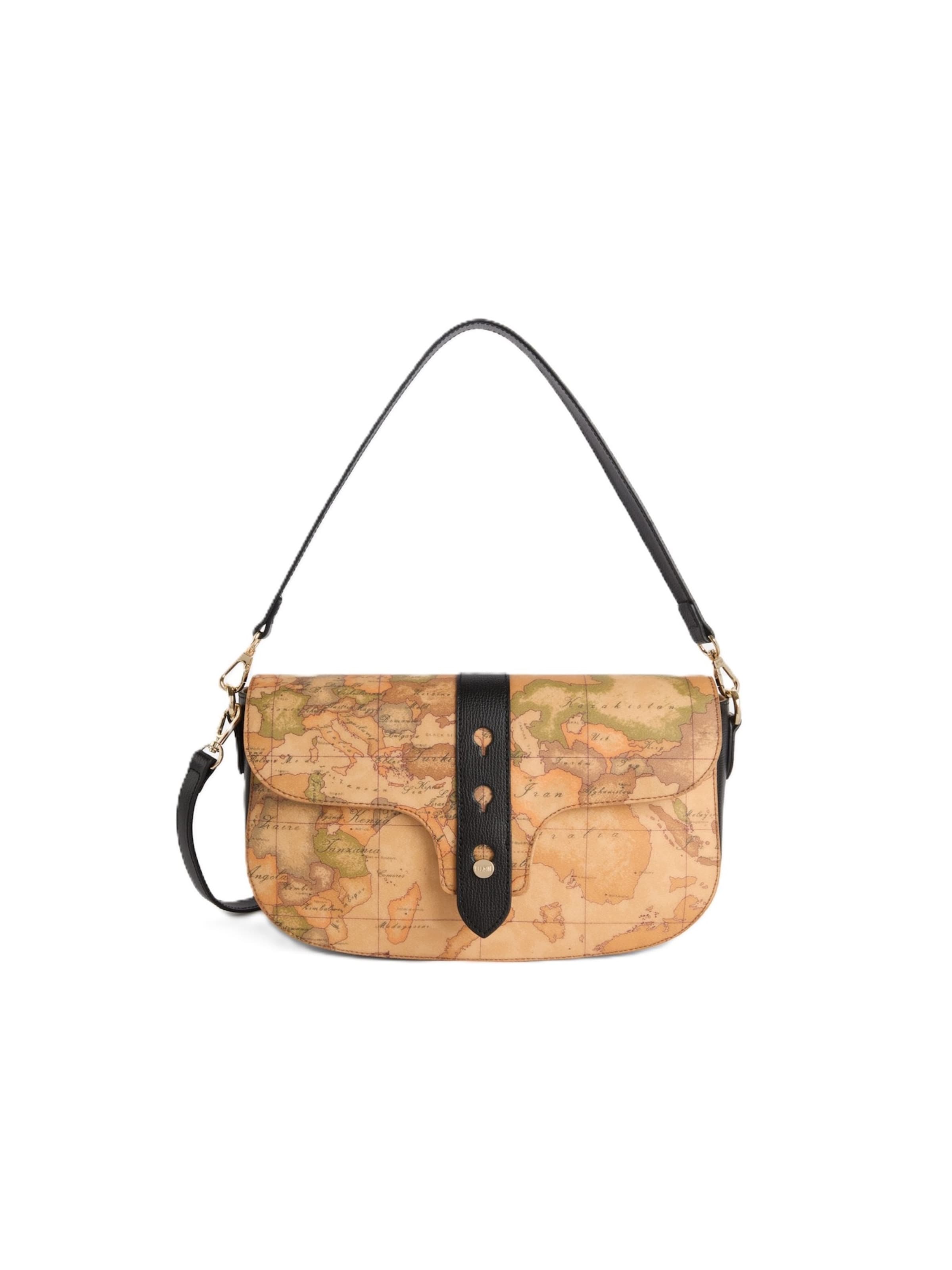 Borsa a spalla di Alviero Martini in marrone: frontale