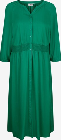 MIAMODA Dress in Green: front