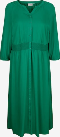 MIAMODA Dress in Green: front