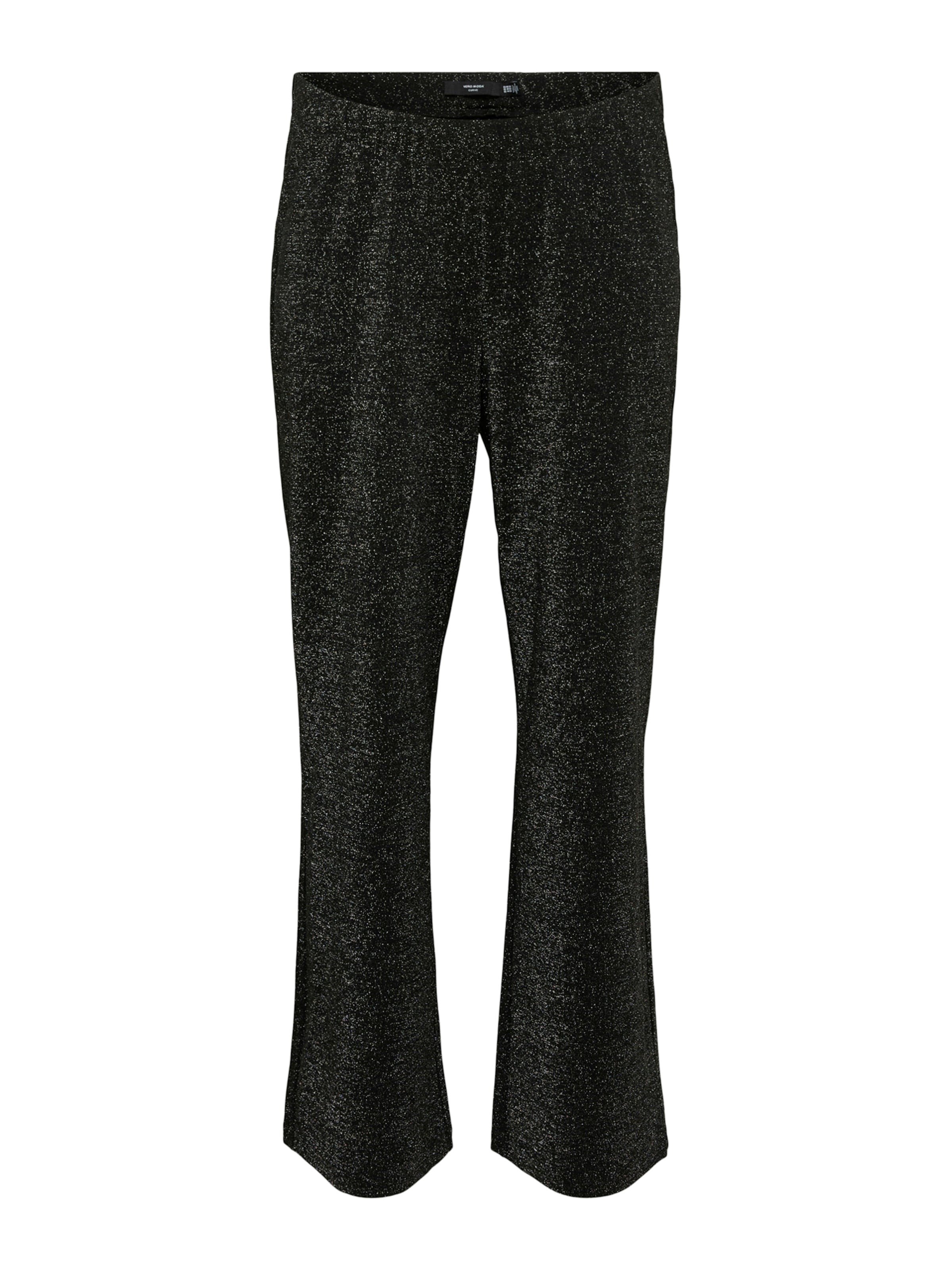 Vero Moda Curve - Loosefit Pantalón 'VMCBerlin' en negro: frente