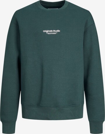 Jack & Jones Junior Sweatshirt in Grün: Vorderseite