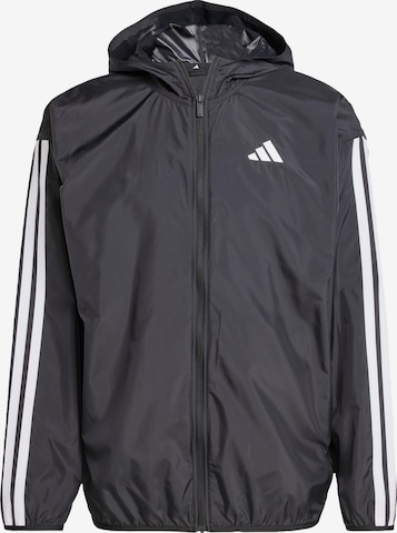 ADIDAS SPORTSWEAR Sportjas 'Essentials' in Zwart: voorkant