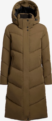 khujo Mantel ' AINU ' in Grün: Vorderseite