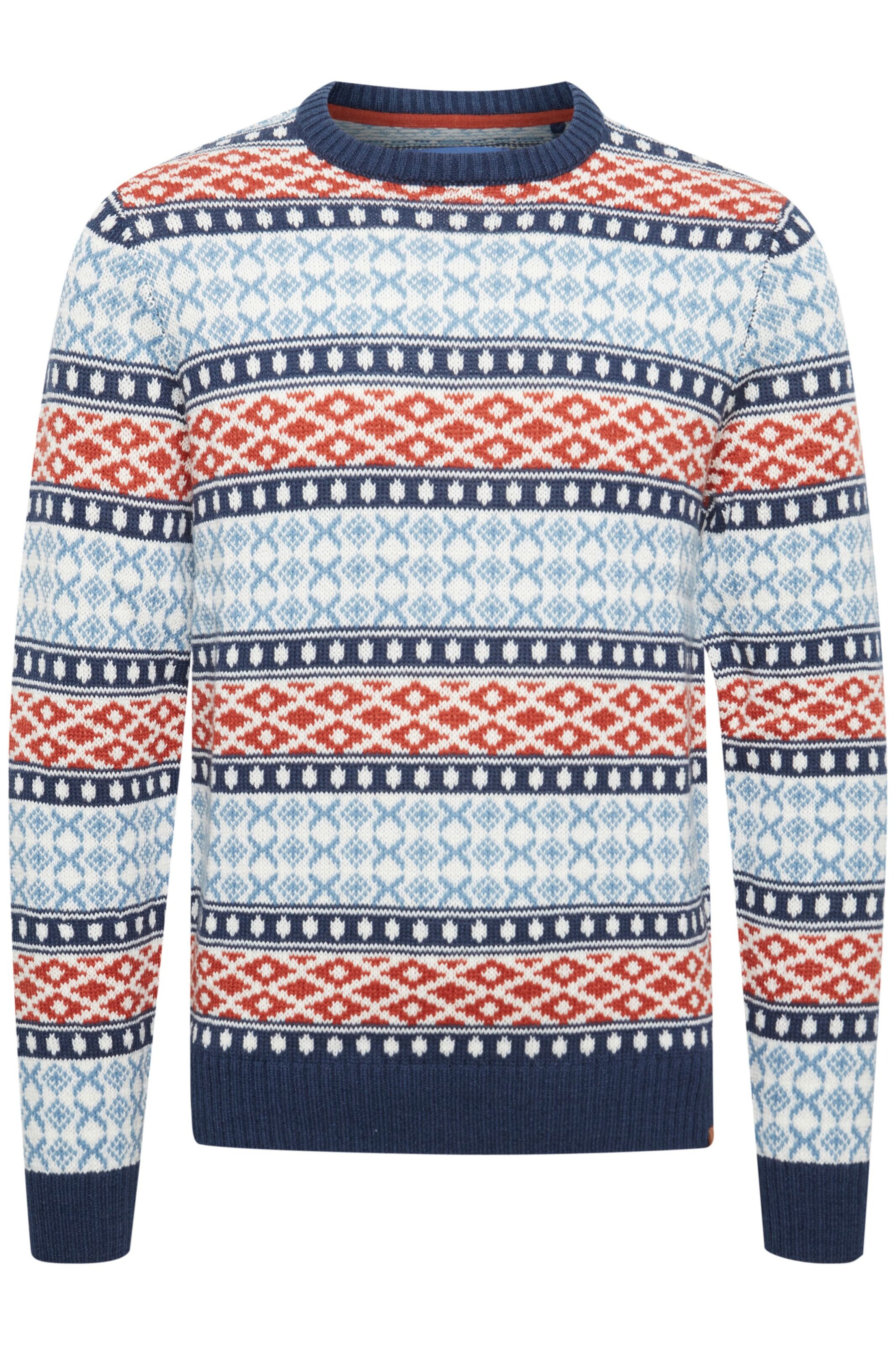 BLEND Trui 'Jorben' in Blauw: voorkant