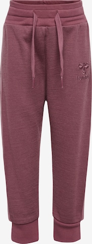 Regular Pantalon de sport Hummel en violet : devant