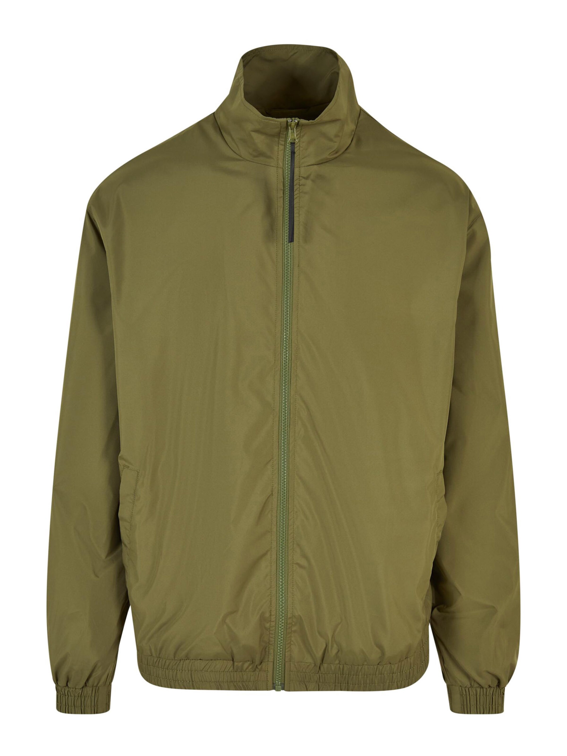 Urban Classics Välikausitakki värissä vihreä: etupuoli