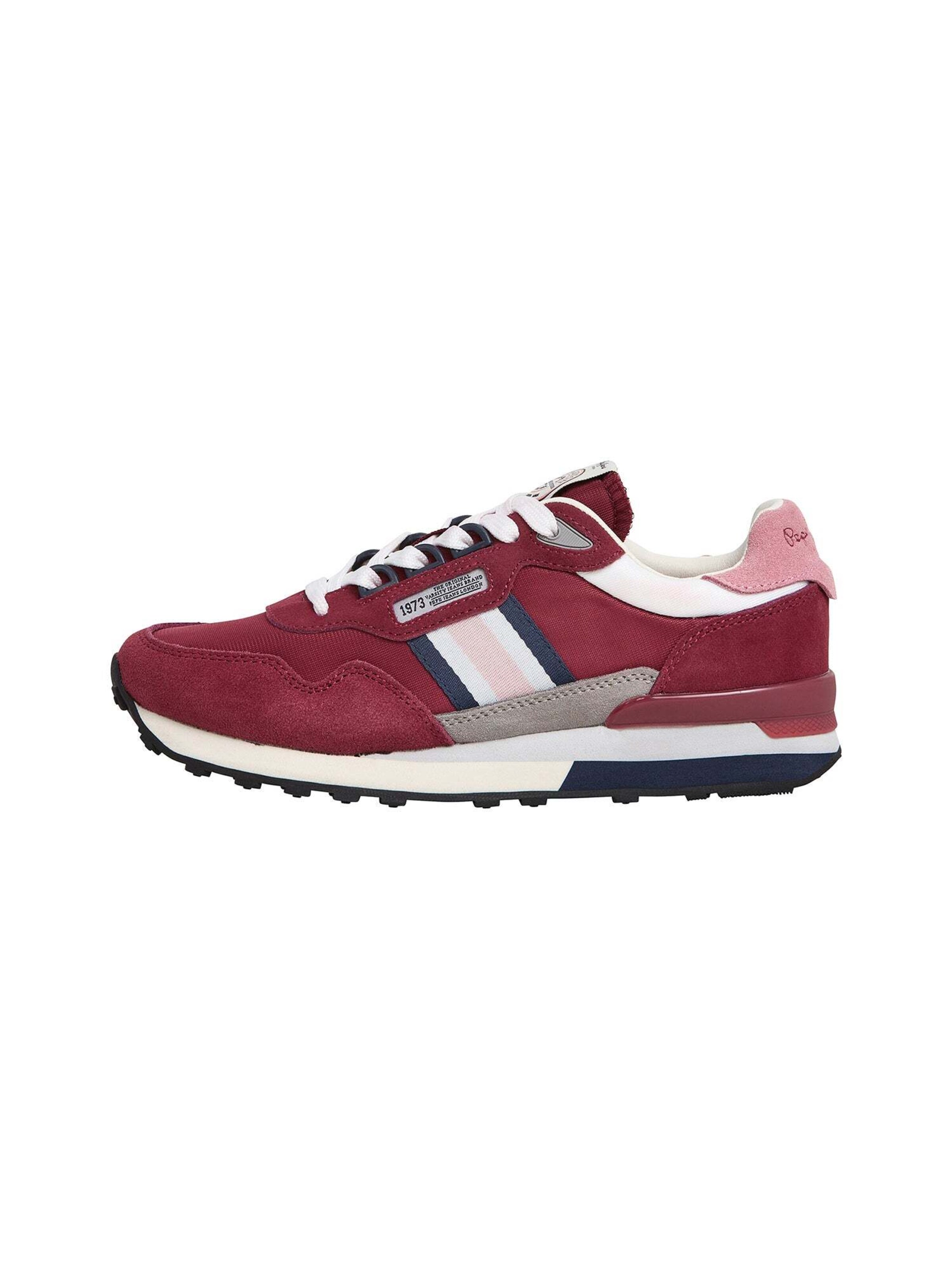 Pepe Jeans Sneakers in Red: front