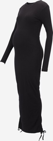 Missguided Maternity Dress in Black: front