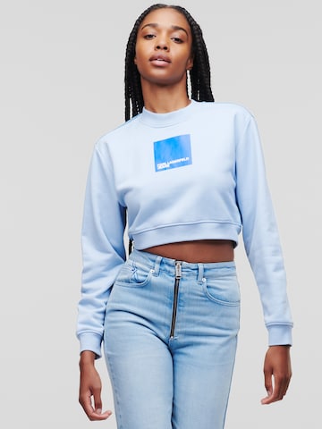 KARL LAGERFELD JEANS Sweatshirt in Blauw: voorkant