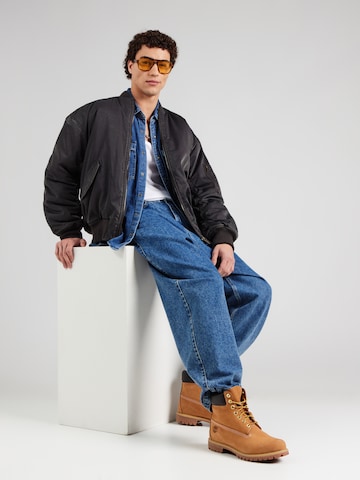 Coupe regular Chemise Abercrombie & Fitch en bleu