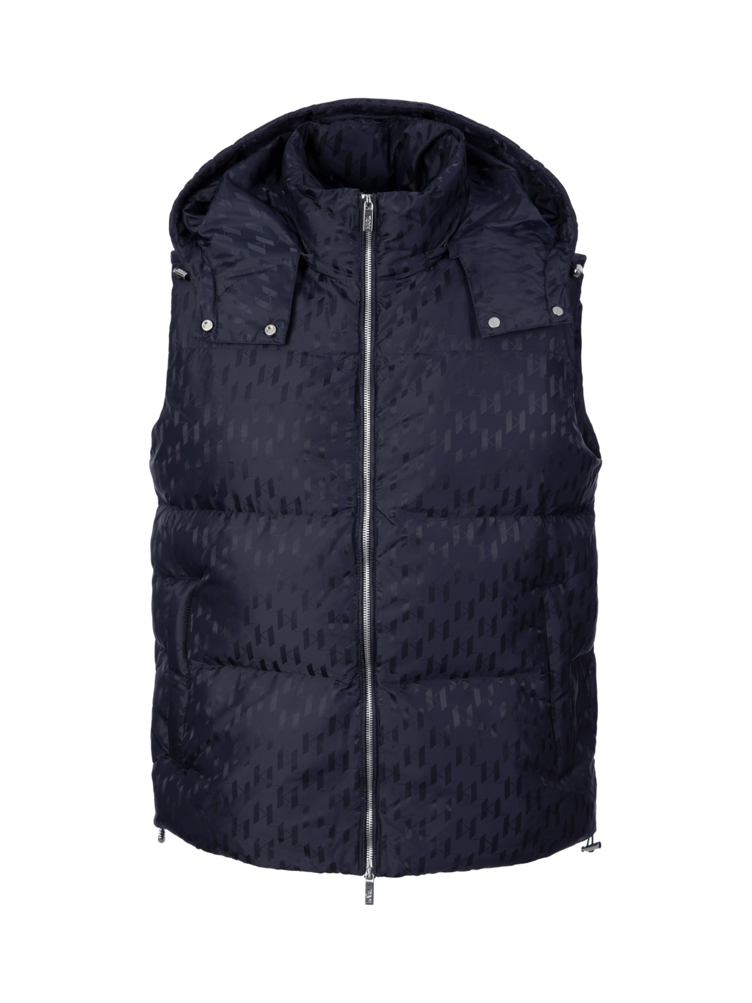 Karl Lagerfeld Weste in Blau: Vorderseite