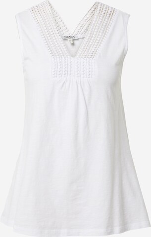 Soccx Top 'Egyptian Goddess' in White: front