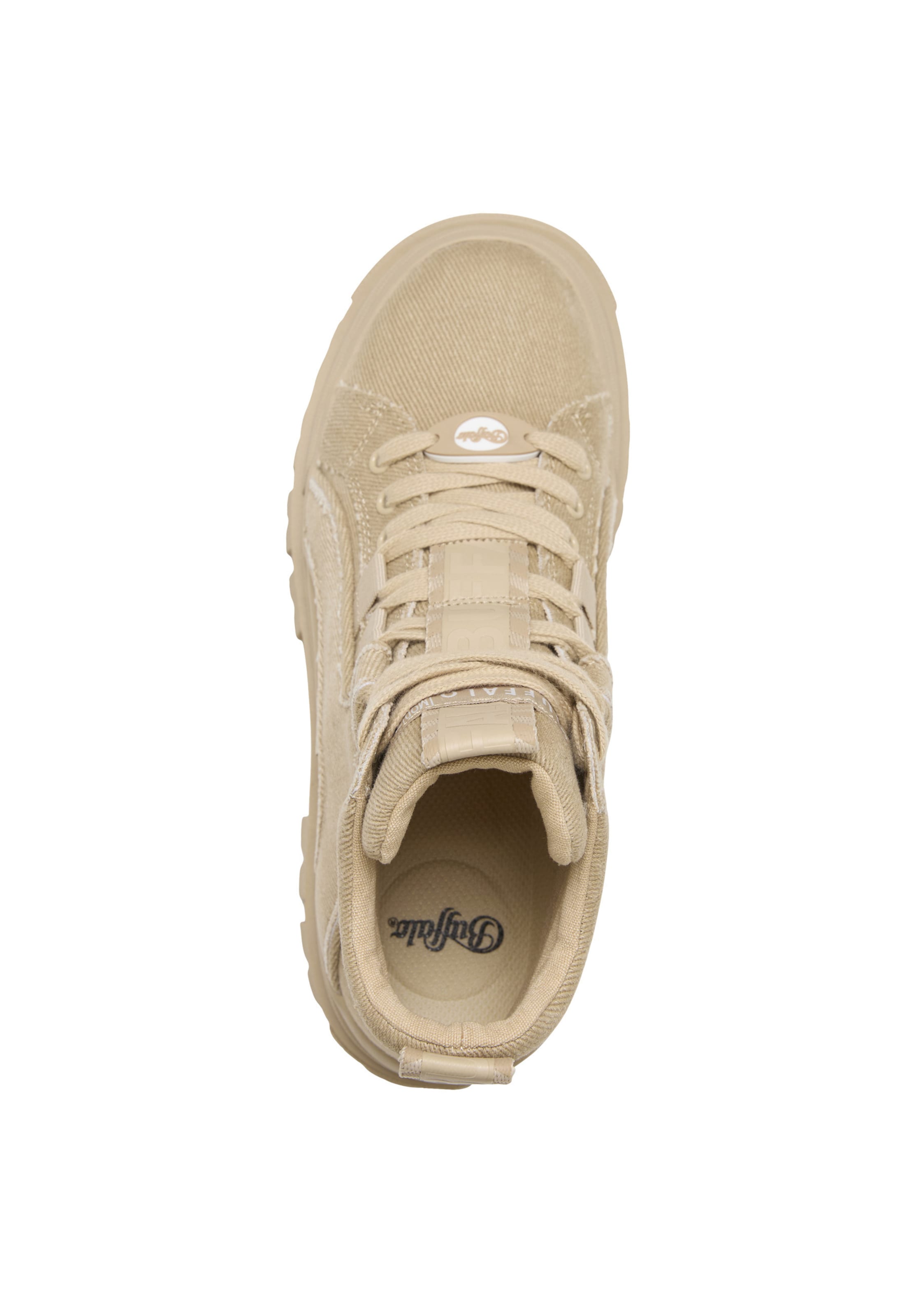 BUFFALO Enkellaarsjes 'Aspha NC' in Beige